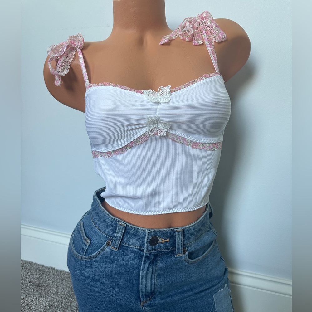 For love and lemons Hailey rib top - Picture 2 of 4